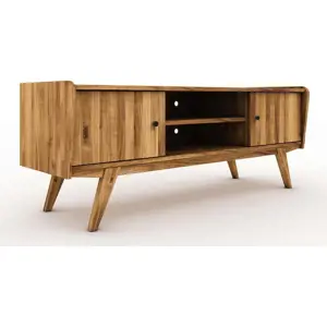 Produkt TV stolek z dubového dřeva 160x61 cm Retro - The Beds