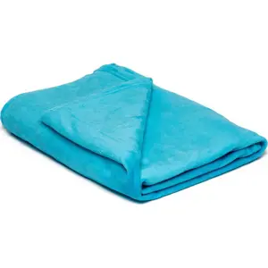 Produkt Tyrkysově modrá mikroplyšová deka My House, 150 x 200 cm