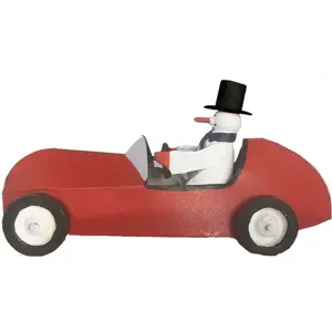 Produkt Vánoční figurka Snowman in Sportscar - G-Bork