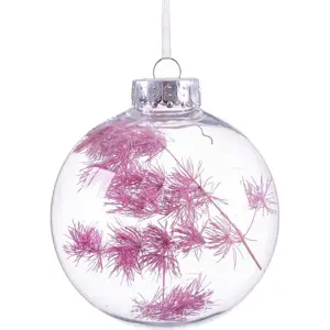 Produkt Vánoční ozdoba s růžovými detaily Unimasa, ø 8 cm