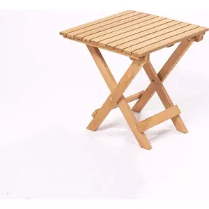 Produkt Zahradní odkládací stolek z bukového dřeva 40x40 cm – Floriane Garden