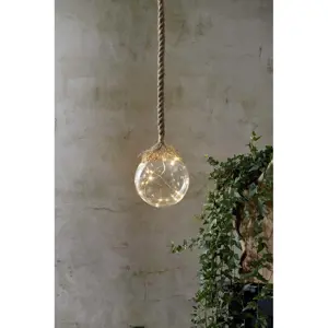 Produkt Závěsná světelná LED dekorace Star Trading Jutta, Ø 15 cm