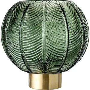 Produkt Zelená skleněná váza Bloomingville