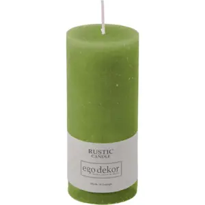 Produkt Zelená svíčka Rustic candles by Ego dekor Rust, doba hoření 58 h