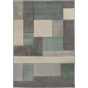 Produkt Zeleno-šedý koberec Flair Rugs Cosmos, 80 x 150 cm