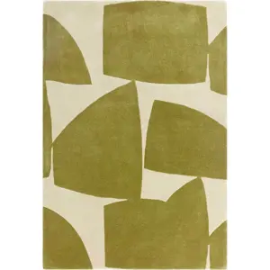 Produkt Zelený ručně tkaný koberec z recyklovaných vláken 120x170 cm Romy – Asiatic Carpets