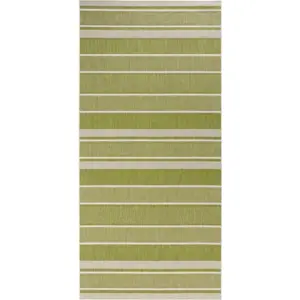 Zelený venkovní koberec NORTHRUGS Strap, 80 x 200 cm