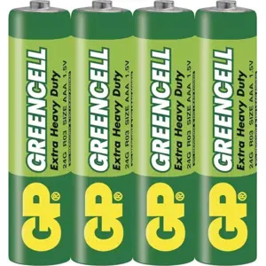 Zinkové baterie AAA 4 ks GREENCELL – EMOS