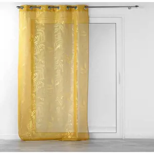Produkt Žlutá voálová záclona 140x280 cm Belflor – douceur d'intérieur