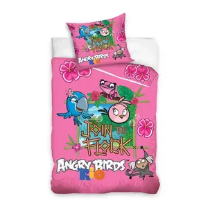 Produkt CARBOTEX Povlečení Angry Birds Rio růžová 140/200