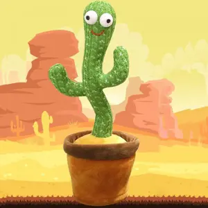 Produkt Malina Tančící mluvící a zpívající plyšový kaktus
