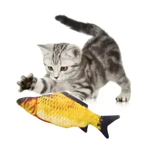 Plyšová ryba pro kočky 20 cm - různé druhy
