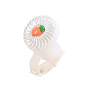 Přenosný dobíjecí ventilátor Mini Watch - bílý