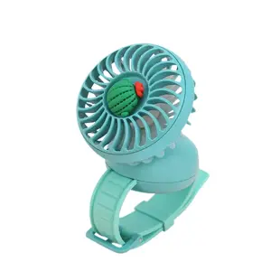 Přenosný dobíjecí ventilátor Mini Watch - zelený