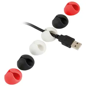 Produkt Zaparkorun Samolepící držáky kabelů na desku stolu - 6 ks