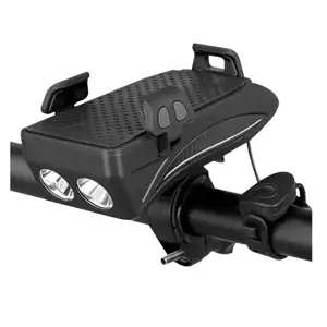 Produkt Zaparkorun Světlo na kolo Bikerpro 4v1 s držákem na telefon - černá
